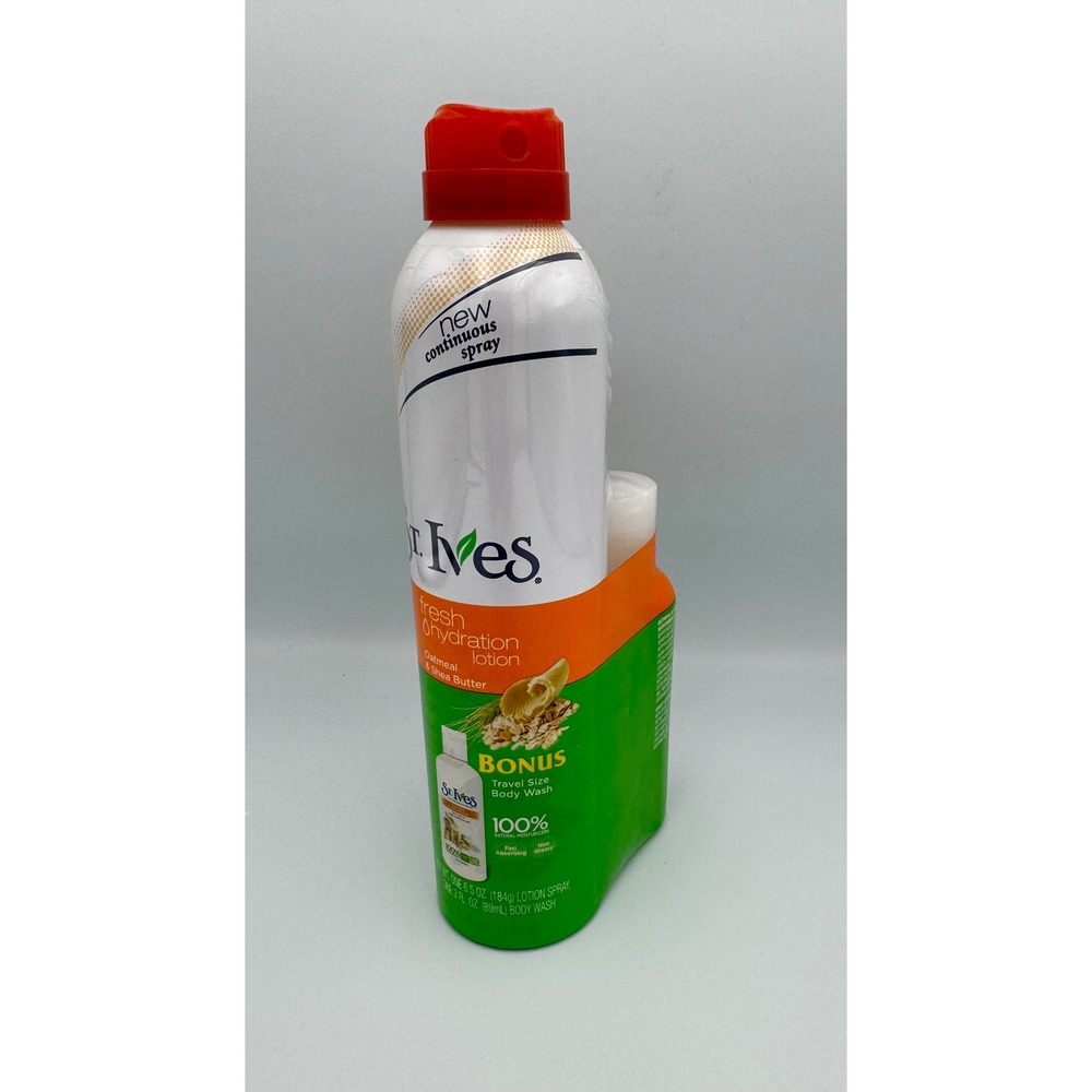 Discontinued St. Ives Fresh Hydration Oatmeal Shea Butter Spray/Body Wash Bundle